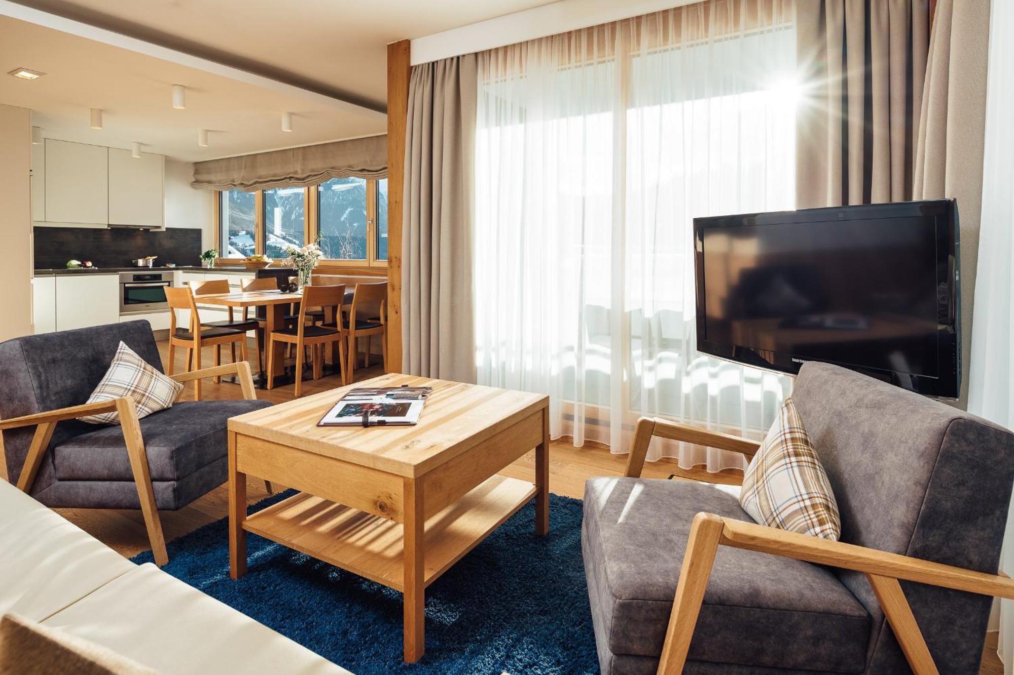 Schneeweiss Lifestyle - Apartments - Living Serfaus Pokój zdjęcie